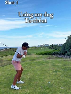 I think this is legal ?? 543 yard Par 5 Hole 18 at abaco club #golf #bahamas #abacoclub 