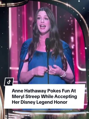 #AnneHathaway just pulled a Miranda Priestly while accepting her Disney Legend honor. 😭 #MerylStreep #D23 