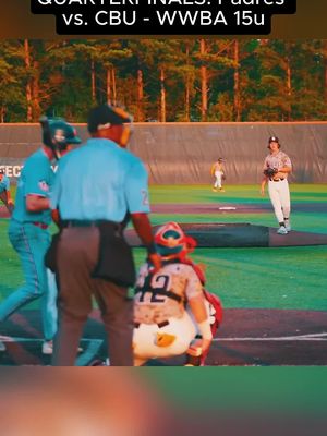 QUARTERFINALS! Padres vs. CBU - WWBA 15U #baseball #hsbaseball #coach #highlightsbaseball #fyp 