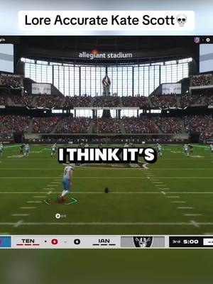 lore accurate kate scott😭 #madden27 #madden #gaming #thegoosetv #fyp 