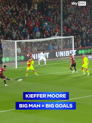 Over 100 @EFL goals and counting for Kieffer Moore 👏 Will he add to that tally in tonight’s Welsh blockbuster? 👀 #afcb #ipswichtown #WxmAFC #efl #football 