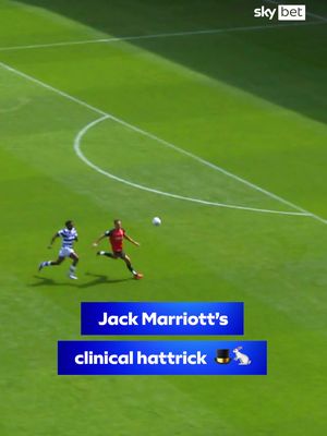 An opening day hat-trick for one of the @EFL’s most clinical strikers 🎩 Just how many goals will Jack Marriott score for Reading this season 🤔 #readingfc #efl #hattrick #football #soccertiktok 