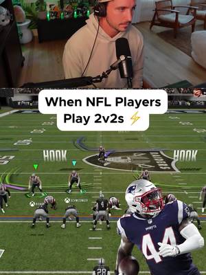 When 2 NFL Players Play 2v2 on Madden 27 😂 #football #madden #nfl #packers #patriots