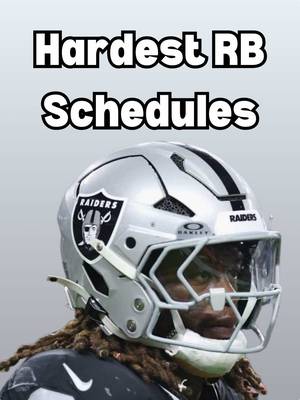 These RBs have the BRUTAL schedules you need to know 👀🚨 #walterpicks #cowboyswalterpicks #fantasyfootballdraft #nflfantasy #schedule 