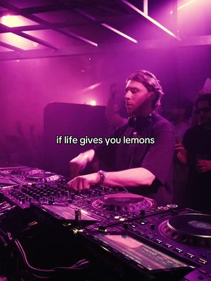 solid life advice 🫡 #whenlifegivesyoulemons #ministryofsound 