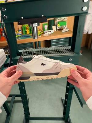 10 seconds of a Lacoste footwear engineer’s day 🔬 #Lacoste #Footwear #Sneakers 