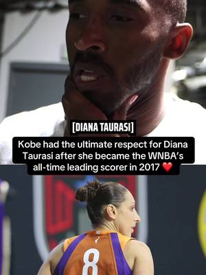 Kobe Bryant had the ultimate respect for the “White Mamba” Diana Taurasi ❤️🐍 #kobe #dianataurasi #phoenix  🎥 @WNBA 