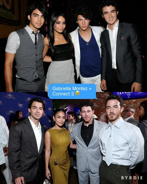 We truly grew up with these four 🥹 This weekend, @vanessahudgens introduced @nickjonas, @joejonas, and @kevinjonas as 2026 Disney Legends at the highly anticipated #D23 event.  The honor is Disney’s highest recognition for those who have made a lasting impact on the company and its audiences—and honestly, who better to represent a generation of Disney Channel fans than these #CampRock stars? 📷: @gettyimages