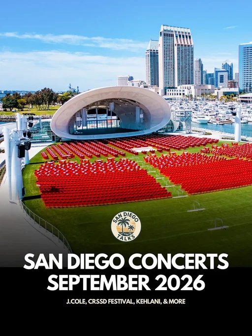 September 2 🎶 Guns N’ Roses at Snapdragon | 6:25pm  September 5 🎶 Le Youth + EMBRZ at FIT Social | 4pm September 6 🎶 Chase & Status at Gallagher | 6pm September 9 🎶 J. Cole at Viejas Arena | 8pm September 10 🎶 Thievery Corporation at The Sound | 8pm September 11 🎶 Buddy Guy at The Rady Shell | 7:30pm September 12 🎶 Pierce the Veil at Petco Park | 6:30pm 🎶 BUNT. at The Sound | 8pm September 14 🎶 Journey at Pechanga Arena | 7:30pm September 16 🎶 The Red Clay Strays at Pechanga Arena | 6:30pm September 17 🎶 Jack Harlow at Gallagher | 6:30pm September 18 🎶 Mötley Crüe at North Island | 6:30pm September 19 🎶 Earth, Wind & Fire at San Diego Civic Theatre | 8pm September 20 🎶 Ken Carson at Gallagher | 7pm September 23 🎶 Kehlani at Viejas Arena | 6:30pm September 26–27 🎶 CRSSD Music Festival at Waterfront Park | 12–10pm ______ Follow @sandiegotalks to stay in the loop with all things San Diego. #sandiego #sandiegoevents