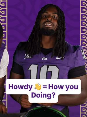 Howdy Y’all 🤠🐎 With some help from our friends over @TCU Football - we want to make sure us Irish are ready for the Horned Frogs land to arrive in Dublin ahead of next weeks Aer Lingus College Football Classic 🏈☘️ #MuchMoreThanAGame | #TouchdownDublin | #TouchdownIreland