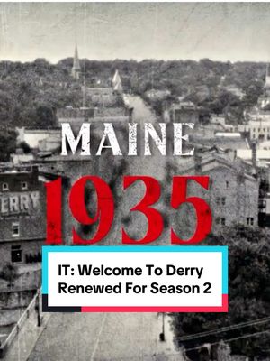 #ITWelcomeToDerry has been renewed for Season 2 at HBO Max. #it #pennywise #horror #horrortok 
