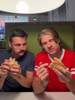 Team burger or team taco? @austinandcolin can’t agree. Either way, we’re all Team Burgertaco!