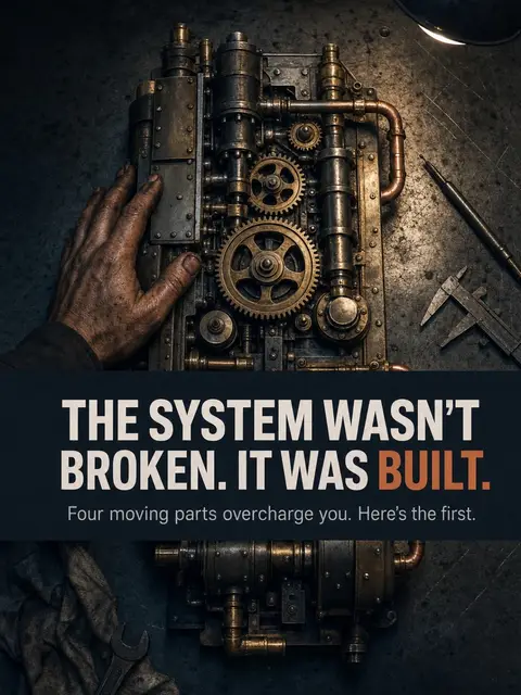 Somebody built this machine to cost you more. That was the point. Inflated fees. A 2011 government charge that was paid off years ago, still sitting on your loan. Branch managers running offices like cults. Brokers funneling business to one lender and calling it service. Swipe through all of it. We name every piece. My father rowed three days through shark water for this country. For this shot. I'm not going to stay quiet while the system we trusted picks your pocket with rules dressed up as protection. Save this carousel. Then share it with someone who's about to sign something they don't fully understand. #MortgageTruth #HomeBuying #MortgageBroker #HousingCosts #MortgageTips        