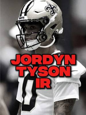 The Saints Are Placing Jordyn Tyson on the IR #saints #nfl #nflnews #fantasyfootball 