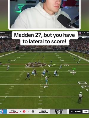 Madden 27, but you have to lateral to score! #madden27 #madden #gaming #thegoosetv #fyp 