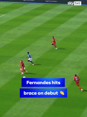 League debuts don't get much better than this 👏 Derensili Sanches Fernandes has already made himself a @Huddersfield Town favourite 🐶 #htafc #HuddersfieldTown #EFL #football #soccertiktok 