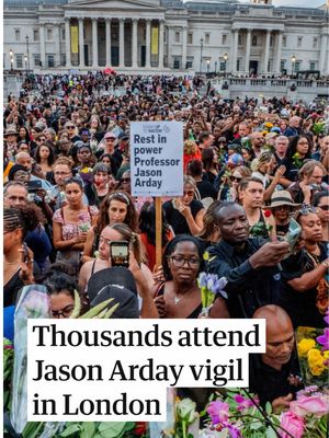Tens of thousands of people gathered in Trafalgar Square in London to remember and pay tribute to Jason Arday, the former Cambridge professor who died on Friday.   Stand Up to Racism, which organised the vigil, estimated that 30,000 mourners had gathered in the square to listen to emotional speeches from MPs, friends and campaigners on Arday’s life and legacy and join in a minute’s silence. Many were dressed in black and held flowers, which they were asked to leave beneath Nelson’s column. People also carried placards reading “rest in power”.   Arday, 41, was pronounced dead after emergency services were called to his home in south London on Friday. He had resigned from his role as professor of sociology of education at Cambridge, after widespread scrutiny over accusations of plagiarism, which he rejected, and inconsistencies in statements about his career and achievements.   Arday was initially accused of plagiarising another academic’s work for his PhD thesis. But he denied the accusations, and an investigation by Liverpool John Moores University earlier this year upheld its decision to award him a PhD.   Simon Woolley, who was a mentor to Arday at Cambridge, said that when he had seen Arday shortly before his death, “we knew Jason was suffering” and feeling “hounded”, and he had hugged him. “We told him he was loved,” Woolley said.   Remembering Arday as a “wonderful man [who] never stole a bag of crisps”, he urged that there “be some reckoning” after Arday’s death.   But he added that it would be important to reflect on the role of “racism, institutional responsibility, accountability and the treatment of black families and black men” in Arday’s death, as well as why the “duty of care” to an autistic man known to be vulnerable had failed, potentially through a public inquiry.   Tap the link in bio to read more
