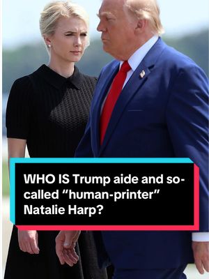 Who is Natalie Harp — and why has she been making headlines lately? @Jake Traylor breaks down everything you need to know about Harp’s rise from far-right TV host to Trump’s “human printer” and one of his closest aides. #Trump 