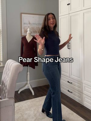 I found the most perfect jeans 😫 for my pear 🍐 shape gals! #pearshape #jeans #curvystyle @Just Black Denim 