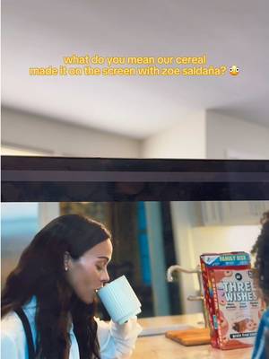 because how is this real life??? . #LIONESS  #zoesaldana #cereal 