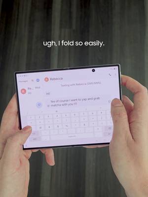 Literally. #GalaxyZFold8