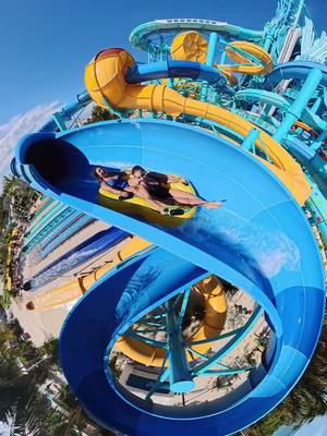 Caught in the Tropic Storm 🌊 Who’s heading straight for this slide on the Tidal Tower? 👀 #CruiseNorwegian #ncl #cruise #waterpark #greattideaswaterpark #greatstirrupcay #vacation #travel