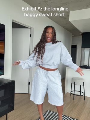 I’m just gunna continue to let @Oner Active and @UnfilteredKrissy tell me what I like and what looks good on me bc clearly they know better than I do. 😅 sizing questions lmk! CODE: DANYELE always to save 💖 #fashiontrends #sweatshorts #baggyshorts #oneractive #OOTD