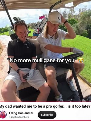 “Is it too late” 😂 (via @Erling Haaland) #erlinghaaland #funny #golf  