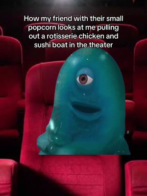 Just a little snack nothing crazy😂 #movietheater #monstersvsaliens #bob #moviememes #moviesnack 