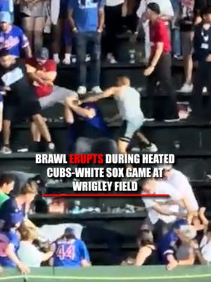 Punches start flying in the stands at Wrigley Field as the Cubs-White Sox rivalry spills into the crowd during a heated Crosstown Classic. Video shows several fans trading blows before other spectators, security and police rush in to break up the brawl. The Cubs get the last word on the field, rallying to win 7-5. Reports claim three people were arrested following the fight.
