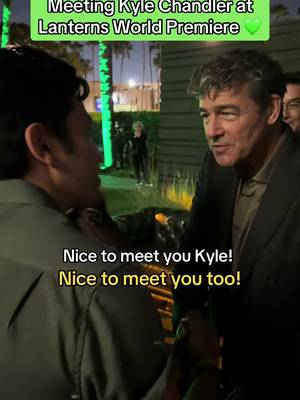 Meeting Kyle Chandler at Lanterns World Premiere with my bro @RAYHEADLINES 💚 @Lanterns @HBO Max #Lanterns #HBOMax #kylechandler #blurayangel #greenlantern 