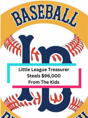 a Little League Baseball Treasurer has been arrested for stealing $96,000 of funds from the kids, leaving the entire season in jeopardy. #littleleague #baseball #youthbasdball #llws #scandal