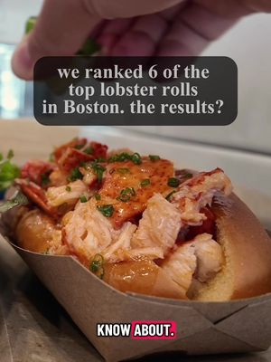 6 great lobster rolls in Boston. Did we miss your spot? Full video (link in bio) 🙌 #bostonfood #lobster #lobsterroll #vicandjeff #bostonfood @Vic & Jeff 