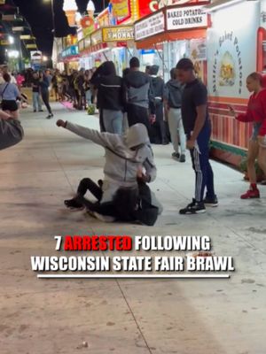 Police arrest seven people after chaos erupts near closing time at the Wisconsin State Fair when a group of teens allegedly tried to sneak onto the fairgrounds without chaperones. Multiple fights broke out as police moved in, with video capturing one brawl unfolding right in front of the food stands, with one officer getting struck while responding. The disturbances capped off the final night of the fair as officers worked to get the crowds under control.