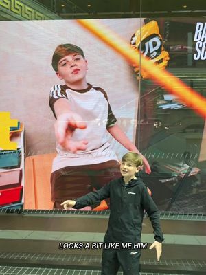 from your feed to the big screen 🫡 go on @jenstaylor 🌟 #JDSports #Jenson 