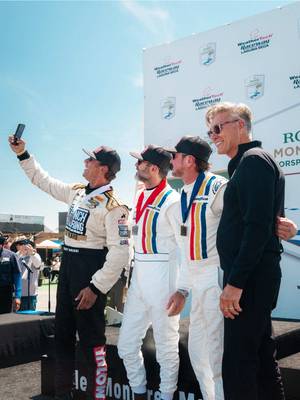 Got groovy in Monterey 🕺 #racing #montereycarweek #jimmiejohnson #nascartiktok 
