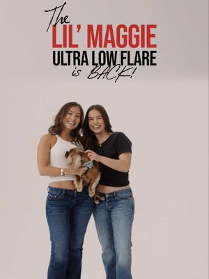 A Lucky Legend returns. Discover the Lil' Maggie Ultra Low Rise Flare, back by popular demand.  @maggie macdonald  @Mags  @Maggie  @margoshry  @Maggie Rawlins  @Marquita Pring 