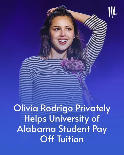 A University of Alabama graduate revealed that Olivia Rodrigo privately gave her $5,000 to help pay off her final semester in school. Student Jamie Causey shared a screenshot of one of the conversations she had with Olivia last year, in which the pop star offered to help out with the payment. “I watched ur last vid about tuition and I’d love to help out if you were open at all to that?" Olivia wrote to Jamie. (📸: Getty Images; Courtesy of TikTok)