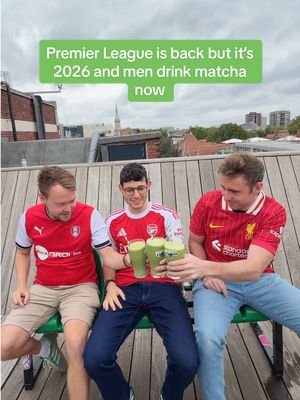 The matcha bros are ready ⚽️