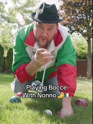 You can never beat nonno in bocce 😂🇮🇹🏆  . . #nonno #bocce #italiancomedy #italians #comedy 