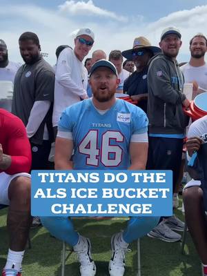 Titans do the the ALS Ice Bucket Challenge #titans #als #icebucketchallenge #nfl