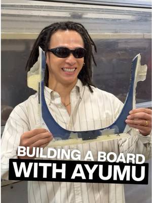 How to build a snowboard with Ayumu Hirano #burton #snowboarding #snowboard 