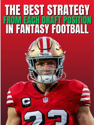The Best Draft Strategy From Each Position In Fantasy Football #nfl #fantasyfootball #fantasydraft 