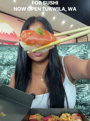 fob sushi + fob poke is now officially open in Tukwila Washington and there’s so much more space and seating!!! 🍣 #tukwila #tukwilawa #foodreview #sushi #teenathach 