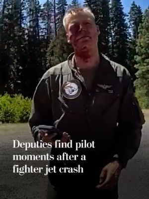A military pilot was able to walk away after his fighter jet crashed in a Washington state forest. The pilot sustained minor injuries and was transported to a local hospital, according to the Yakima County Sheriff's Office. More from The Post at the link in our bio. #f18 #fighterjet