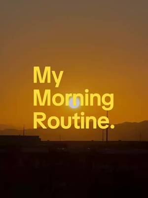 Every morning starts with the little things. ☀️
