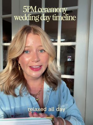the wedding day timeline that kept my type b self on track all day 😂💍🫡 i didn’t want every minute of our wedding scheduled, but i did want to know where i needed to be and when without having to think about it 👀 a few things that helped: ✨ more getting ready time than i thought i needed ⏰ buffer time because things WILL run behind 📸 realistic time for photos 🥂 actual time to enjoy cocktail hour + the reception 🪩 plenty of time to just have fun organized enough to keep me on track, flexible enough to let me be me 😂🤝 save this for your own wedding timeline 💌 #2026bride #2026wedding #weddingtimeline #weddingdaytimeline 