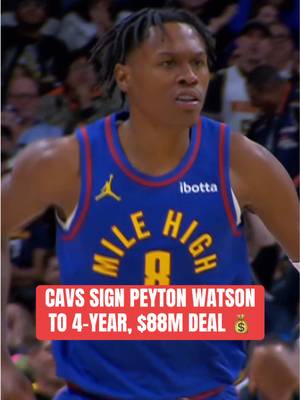 Peyton Watson getting PAID after getting traded to Cavs 💸 #NBA #basketball #peytonwatson #cavs #nbabasketball 