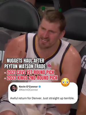 How did Denver do after trading Peyton Watson? 👀 (h/t KevinOConnor/X) #NBA #basketball #nuggets #peytonwatson #nbabasketball 