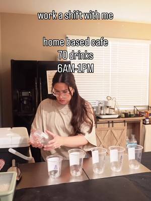 Work a shift with me as the friendly neighborhood barista (literally) #azcoffee #homecafe #coffeetok 